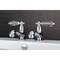 Kingston Brass KS1101WLL Basin Tap Faucet W/ Cross Handle, Polished Chrome KS1101WLL - alternate 3